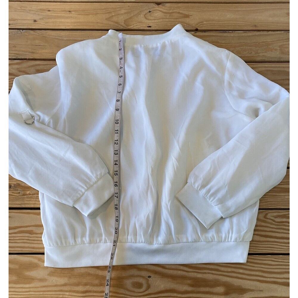 Zara Basic Collection Full Zip Silky Jacket Size … - image 6